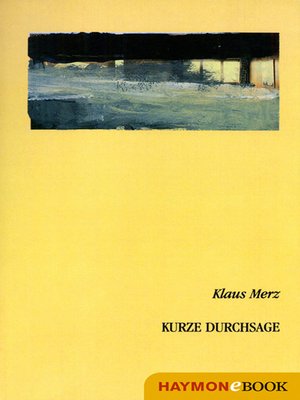 cover image of Kurze Durchsage